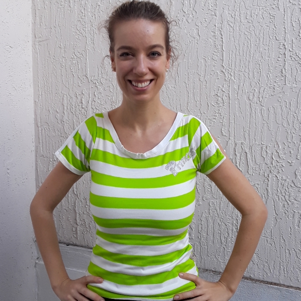 Cleo t-shirt with stripes